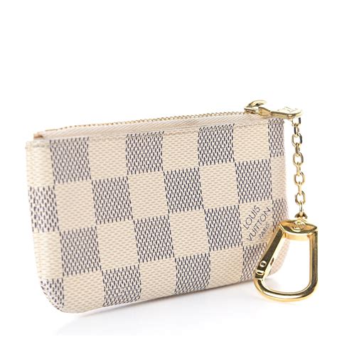 louis vuitton azur key pouch|authentic Louis Vuitton keychain.